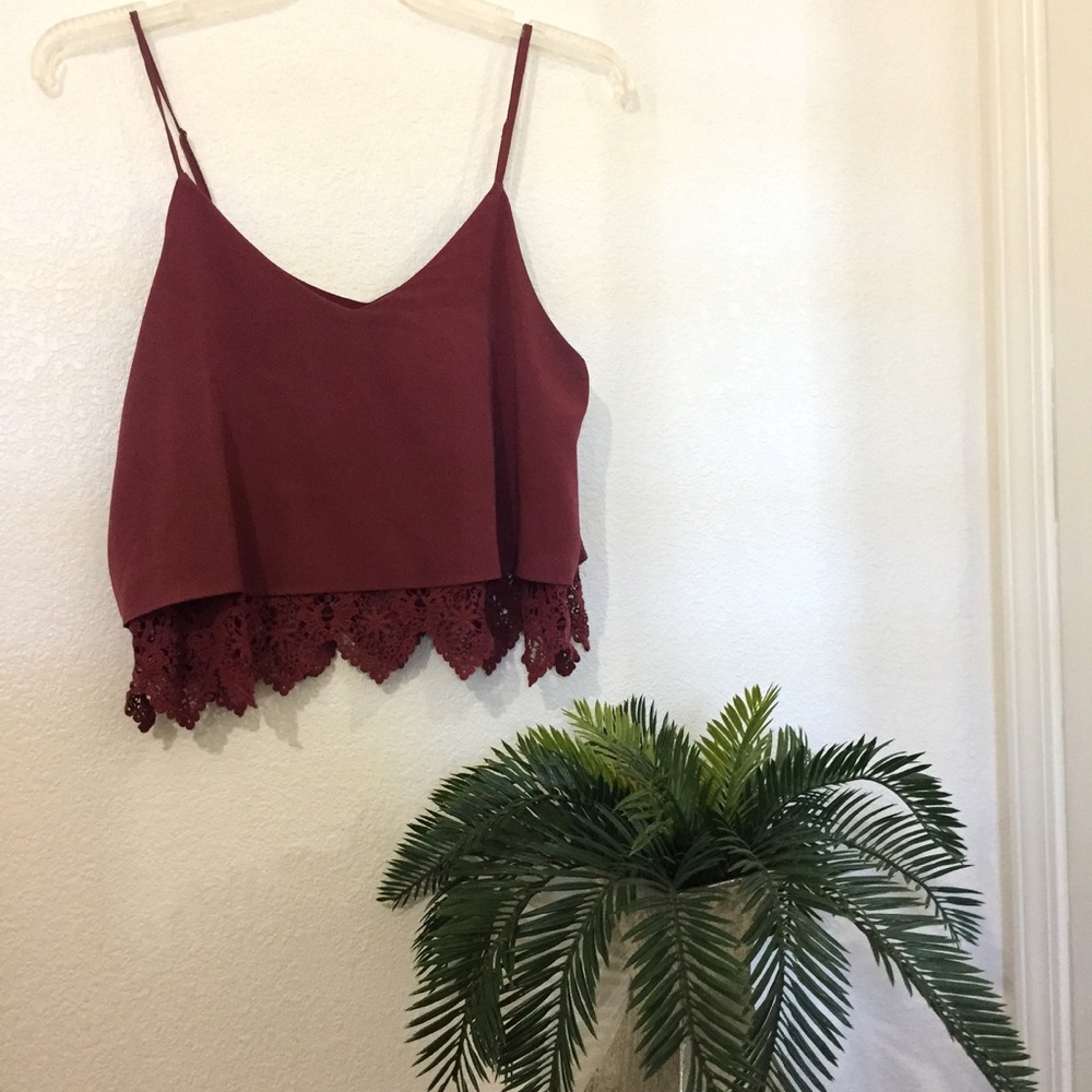 Burgundy top ! ❤️️